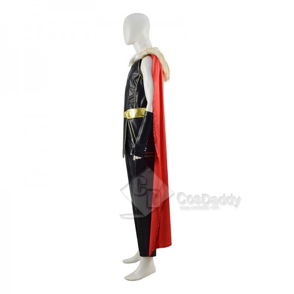 Thor 4: Love and Thunder Thor Odinson Black Battle Suit Cosplay Costume