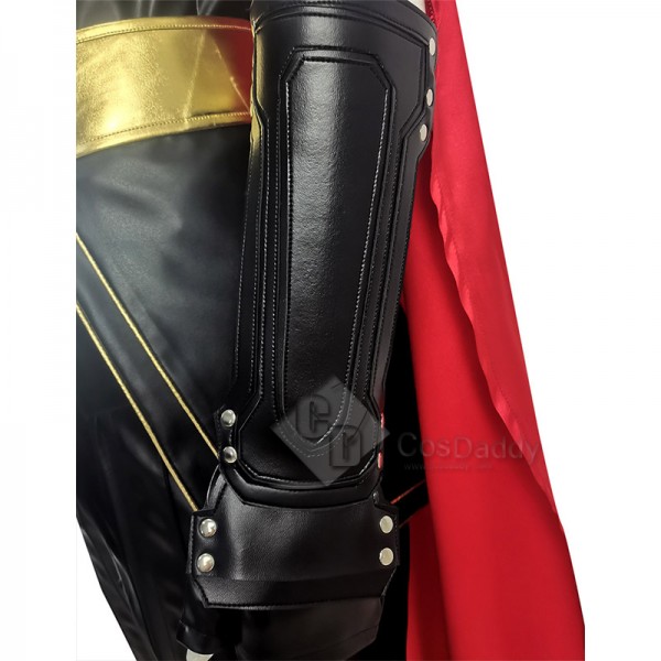 Thor 4: Love and Thunder Thor Odinson Black Battle Suit Cosplay Costume