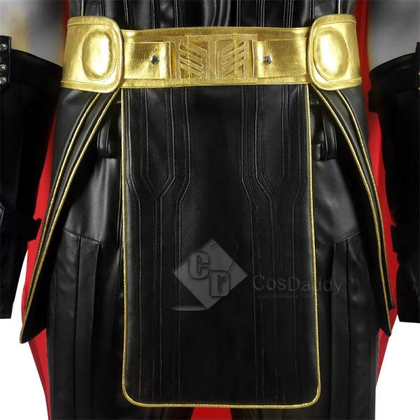 Thor 4: Love and Thunder Thor Odinson Black Battle Suit Cosplay Costume