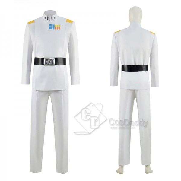 Star Wars Rebels Grand Admiral Thrawn Cosplay Costume Soldier Uniform Halloween Carnival Suit