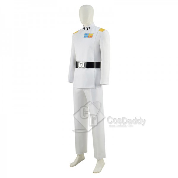 Star Wars Rebels Grand Admiral Thrawn Cosplay Costume Soldier Uniform Halloween Carnival Suit