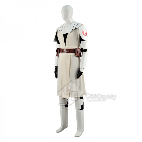 Star Wars The Clone Wars Obi-Wan Kenobi Armor Cosplay Costume Halloween Carnival Suit