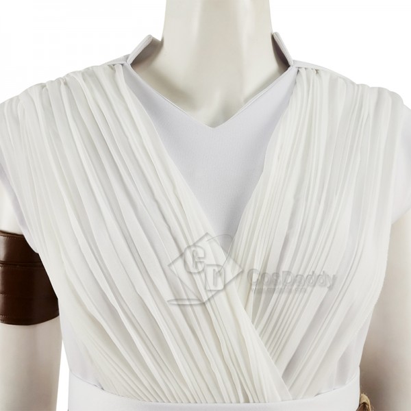 Star Wars 9 The Rise of Skywalker Rey Cosplay Costume Halloween Carnival Suit