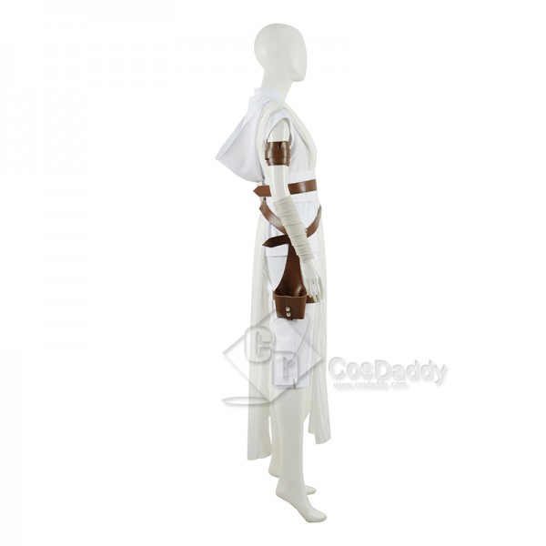 Star Wars 9 The Rise of Skywalker Rey Cosplay Costume Halloween Carnival Suit