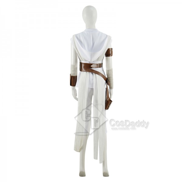 Star Wars 9 The Rise of Skywalker Rey Cosplay Costume Halloween Carnival Suit