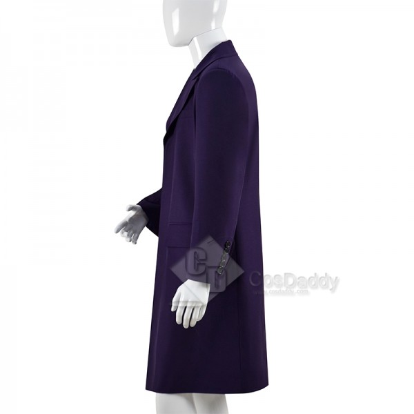 2022 Doctor Who The 11th Doctor Eleventh Dr Matt Smith Cosplay Costume Purple Coat