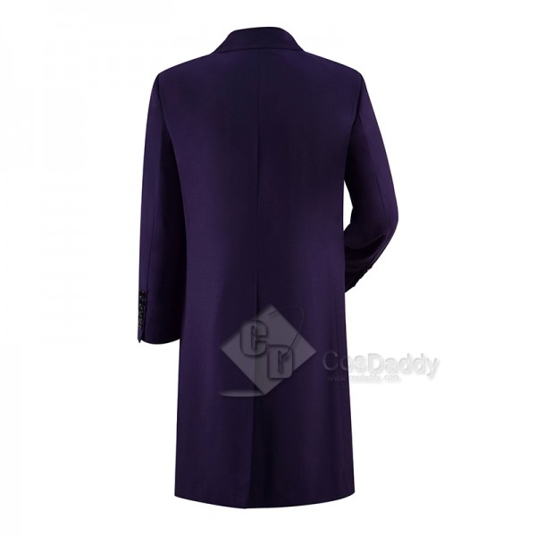 2022 Doctor Who The 11th Doctor Eleventh Dr Matt Smith Cosplay Costume Purple Coat