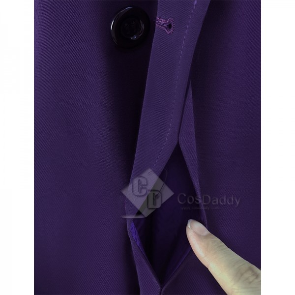 2022 Doctor Who The 11th Doctor Eleventh Dr Matt Smith Cosplay Costume Purple Coat