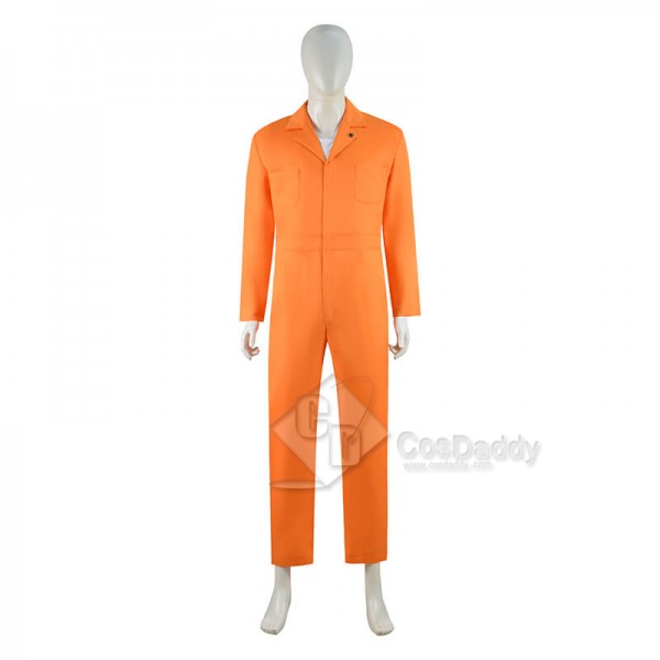 CosDaddy Monster: The Jeffrey Dahmer Story Jeffrey Dahmer Halloween Costume Jeffrey Jumpsuit Unisex Fancy Dress