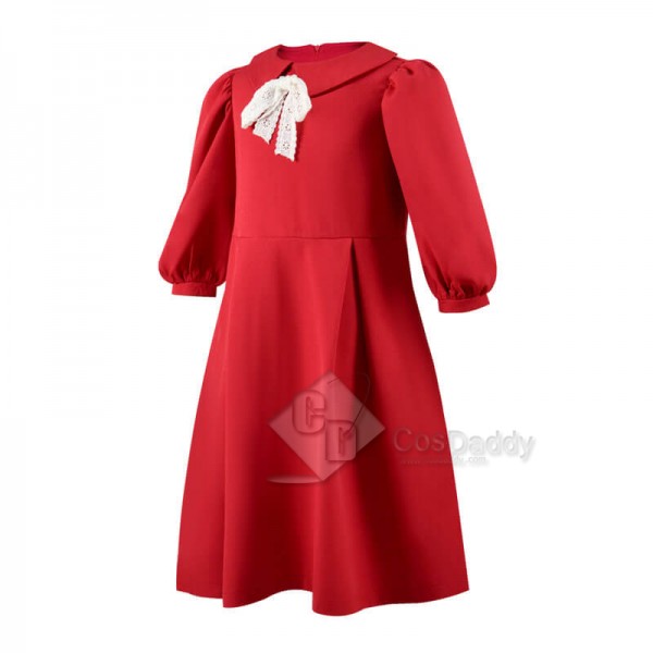 2022 Kids Orphan First Kill Red Dress Esther Albright Dress Cosplay Costume CosDaddy