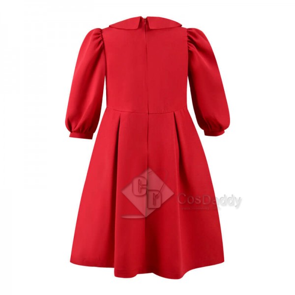 2022 Kids Orphan First Kill Red Dress Esther Albright Dress Cosplay Costume CosDaddy