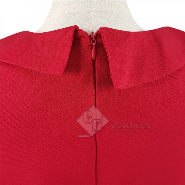 2022 Kids Orphan First Kill Red Dress Esther Albright Dress Cosplay Costume CosDaddy