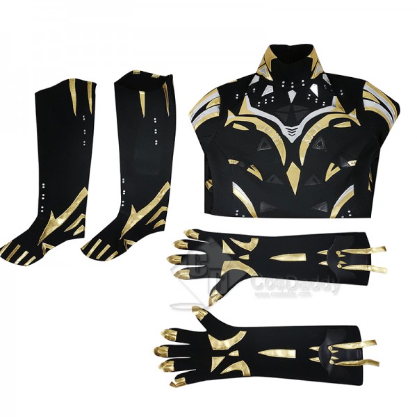 Black Panther 2 Wakanda Forever Shuri Cosplay Costume Jumpsuit Halloween Party Suit