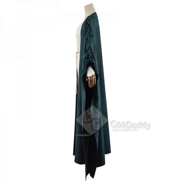 The Rings of Power Season 1 Galadriel Elf Queen Cosplay Costume Halloween Party Suit