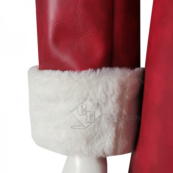 2022 Movie Violent Night Santa Claus David Harbour Cosplay Costume Christmas Party Suit