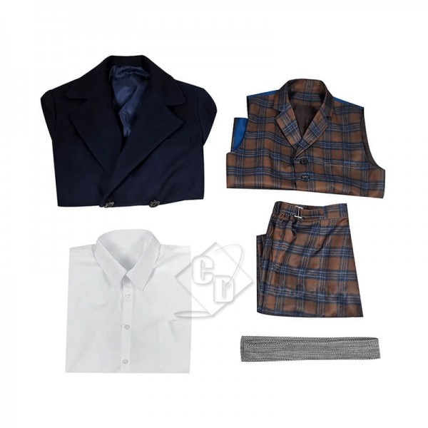 CosDaddy 14th Doctor Cosplay Fourteenth Doctor Coat David Tennant Cosplay Set Costume(Print Version)