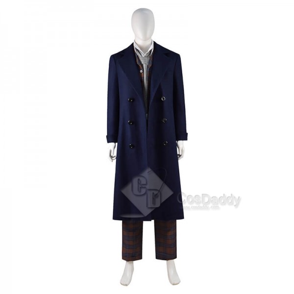 CosDaddy 14th Doctor Cosplay Fourteenth Doctor Coat David Tennant Cosplay Set Costume(Print Version)