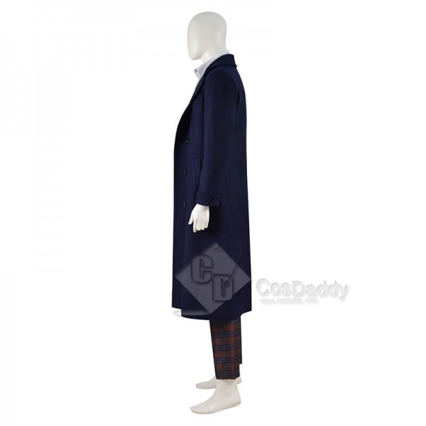 CosDaddy 14th Doctor Cosplay Fourteenth Doctor Coat David Teenant Cosplay Set Costume(Print Version)
