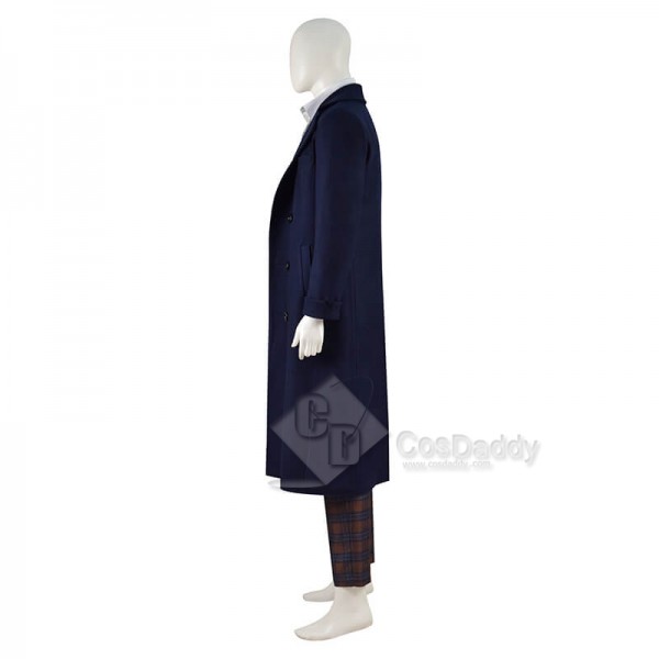 CosDaddy 14th Doctor Cosplay Fourteenth Doctor Coat David Tennant Cosplay Set Costume(Print Version)