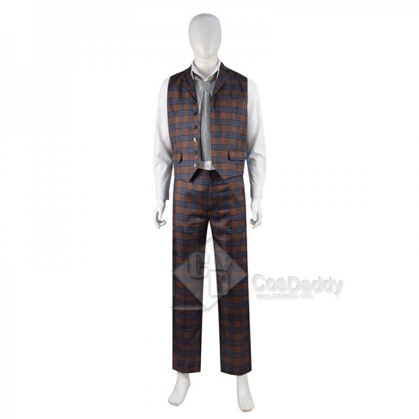 CosDaddy 14th Doctor Cosplay Fourteenth Doctor Coat David Tennant Cosplay Set Costume(Print Version)