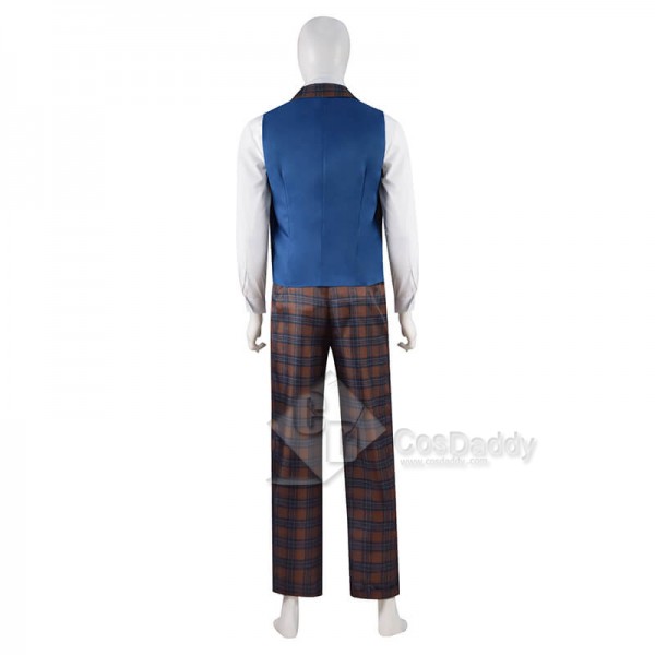 CosDaddy 14th Doctor Cosplay Fourteenth Doctor Coat David Tennant Cosplay Set Costume(Print Version)