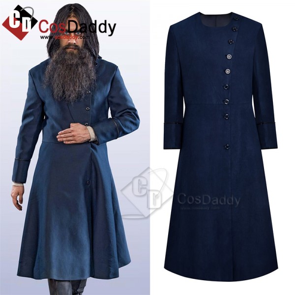 Doctor Who: The Power of the Doctor Sacha Dhawan Rasputin Master Cosplay Costume Coat