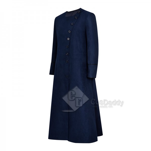 Doctor Who: The Power of the Doctor Sacha Dhawan Rasputin Master Cosplay Costume Coat