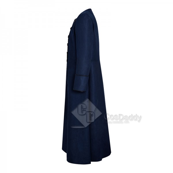 Doctor Who: The Power of the Doctor Sacha Dhawan Rasputin Master Cosplay Costume Coat