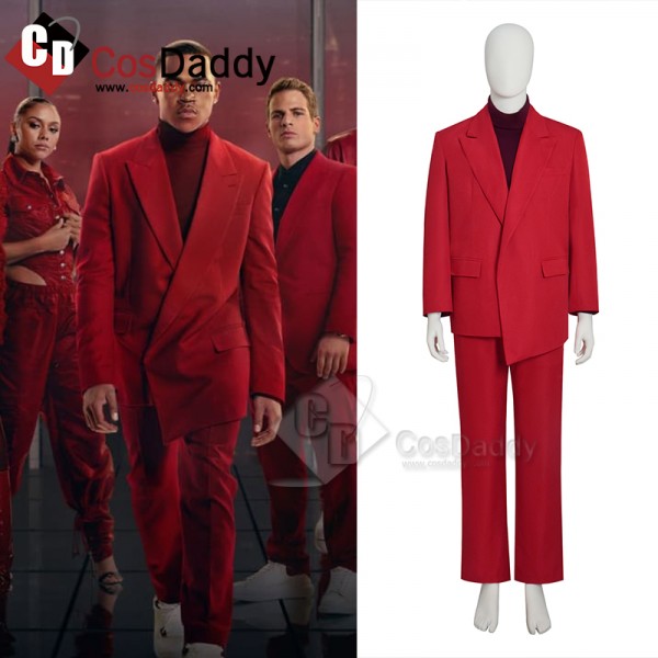 2023 Power Season 3 Ghost Michael Rainey Red Suit Cosplay Costume
