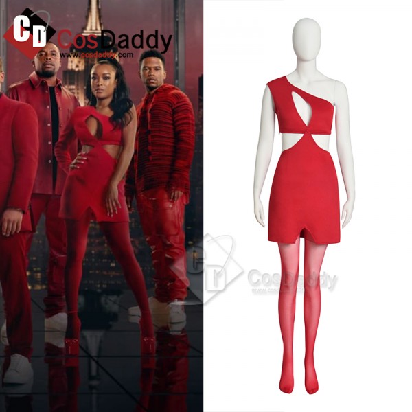 2023 Power Season 3 Ghost Diana Tejada Red Dress C...