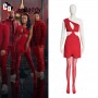 2023 Power Season 3 Ghost Diana Tejada Red Dress C...