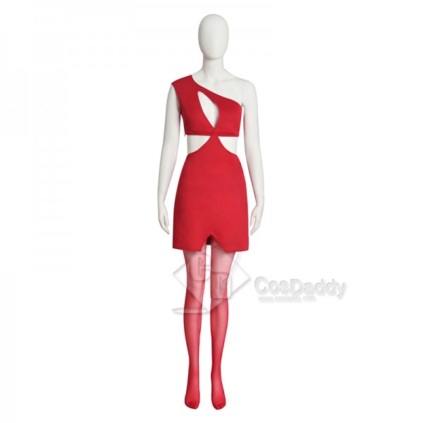 2023 Power Season 3 Ghost Diana Tejada Red Dress Cosplay Costume Halloween Suit