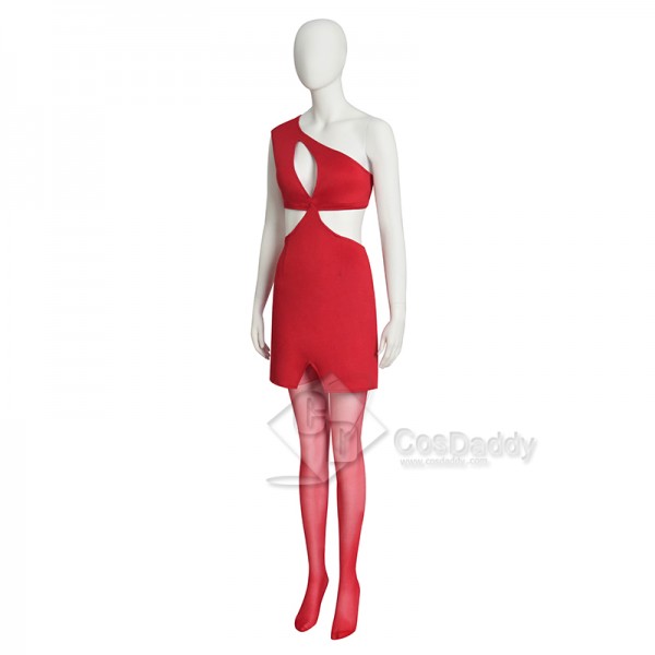 2023 Power Season 3 Ghost Diana Tejada Red Dress Cosplay Costume Halloween Suit