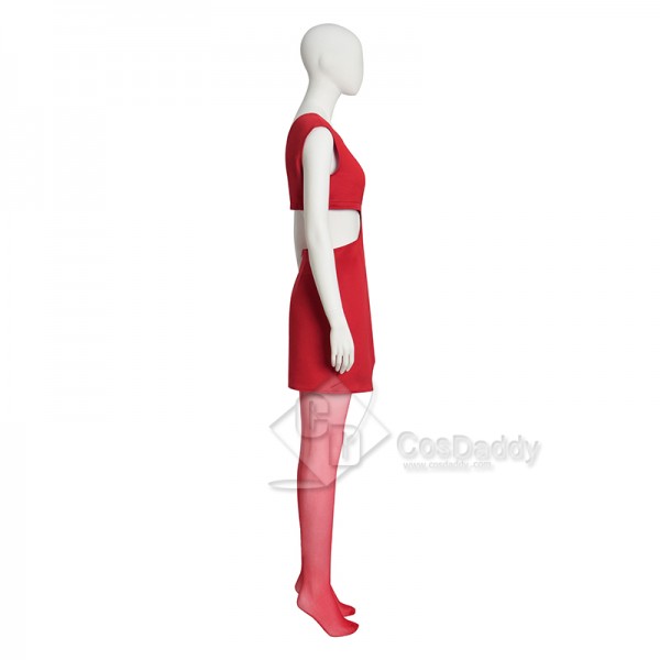 2023 Power Season 3 Ghost Diana Tejada Red Dress Cosplay Costume Halloween Suit