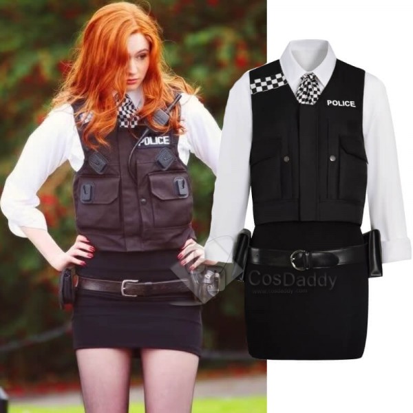 Amy Unifrom Doctor Who Series 5 Amy Pond Police Uniform Cosplay Costumes CosDaddy