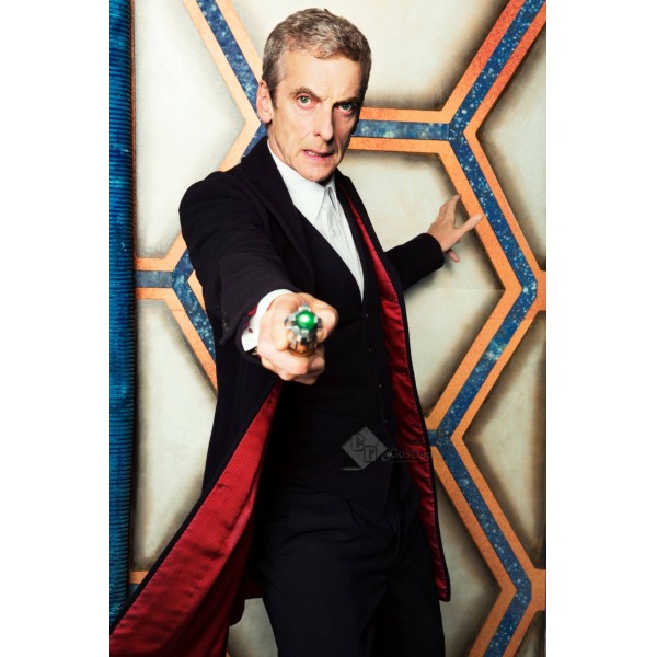 12th Doctor Coat from Series 8 Doctor Who Twelfth Doctor Jacket Cosplay Costume(Updated Version)
