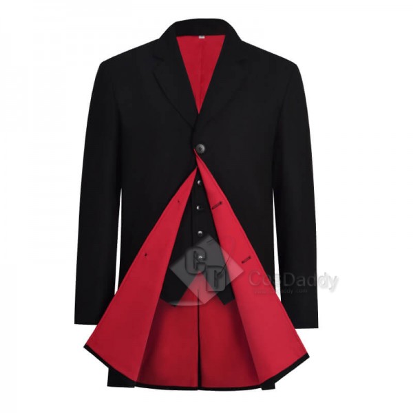 12th Doctor Coat from Series 8 Doctor Who Twelfth Doctor Jacket Vest Cosplay Costume(Updated Version)