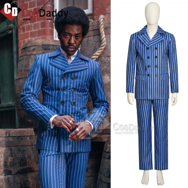 15th Doctor Blue Suit 1960s Style Doctor Who Fifteenth Doctor Cosplay Costume