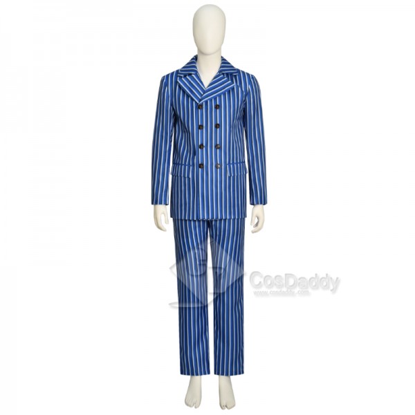 15th Doctor Blue Suit 1960s Style Doctor Who Fifteenth Doctor Cosplay Costume