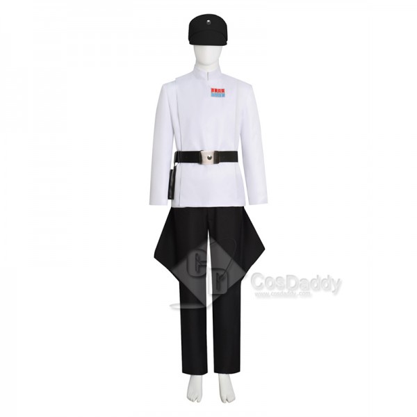 Star Wars Imperial Military Officer Uniform Cosplay Costume Halloween Suit White Version