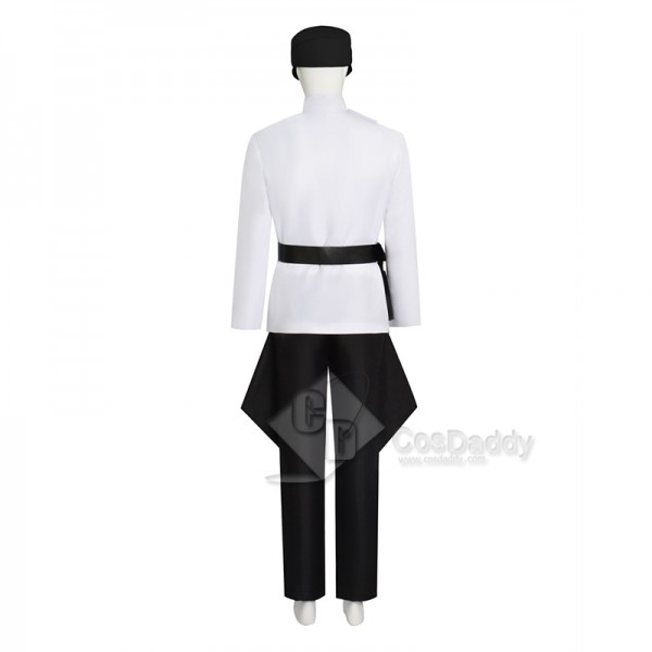 Star Wars Imperial Military Officer Uniform Cosplay Costume Halloween Suit White Version