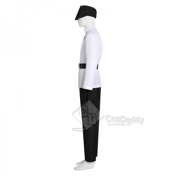 Star Wars Imperial Military Officer Uniform Cosplay Costume Halloween Suit White Version