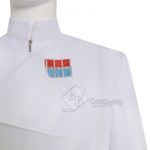 Star Wars Imperial Military Officer Uniform Cosplay Costume Halloween Suit White Version