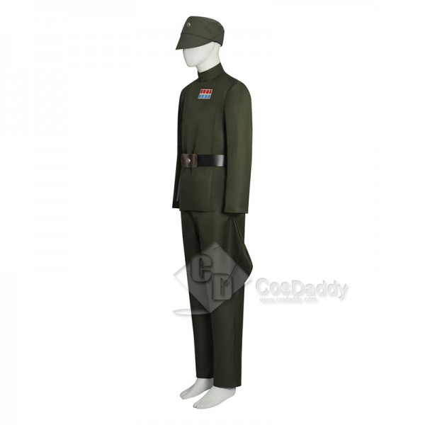 Star Wars Imperial Officer Grand Moff Tarkin Uniform Cosplay Costume Dark Green Version