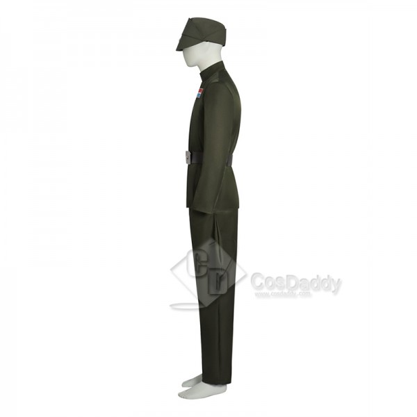 Star Wars Imperial Officer Grand Moff Tarkin Uniform Cosplay Costume Dark Green Version