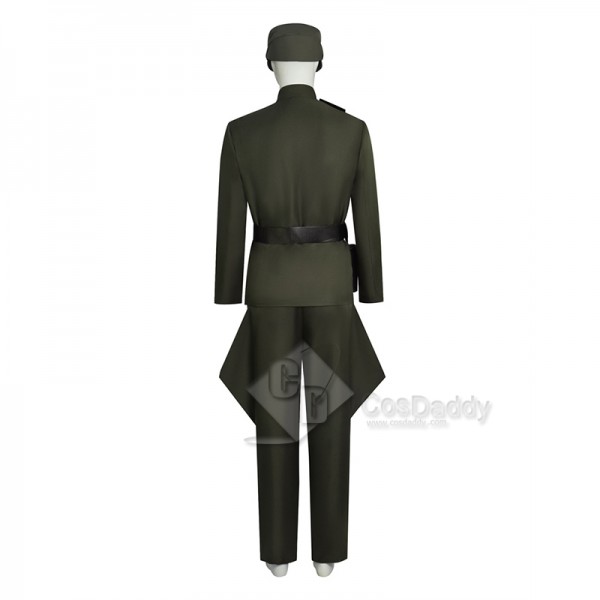 Star Wars Imperial Officer Grand Moff Tarkin Uniform Cosplay Costume Dark Green Version