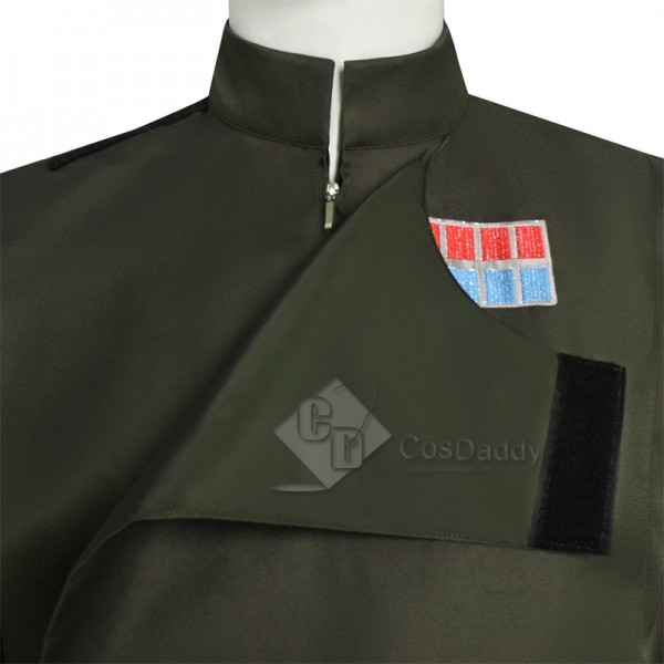 Star Wars Imperial Officer Grand Moff Tarkin Uniform Cosplay Costume Dark Green Version