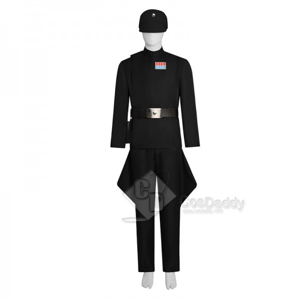 Star Wars Imperial Military Officer Uniform Cosplay Costume Halloween Carnival Suit Black Version