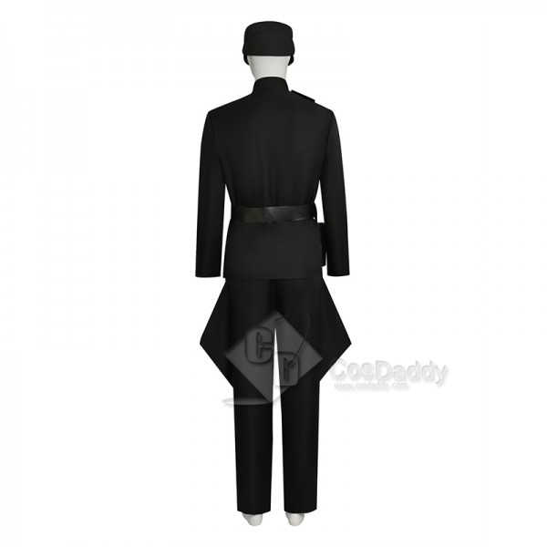 Star Wars Imperial Military Officer Uniform Cosplay Costume Halloween Carnival Suit Black Version