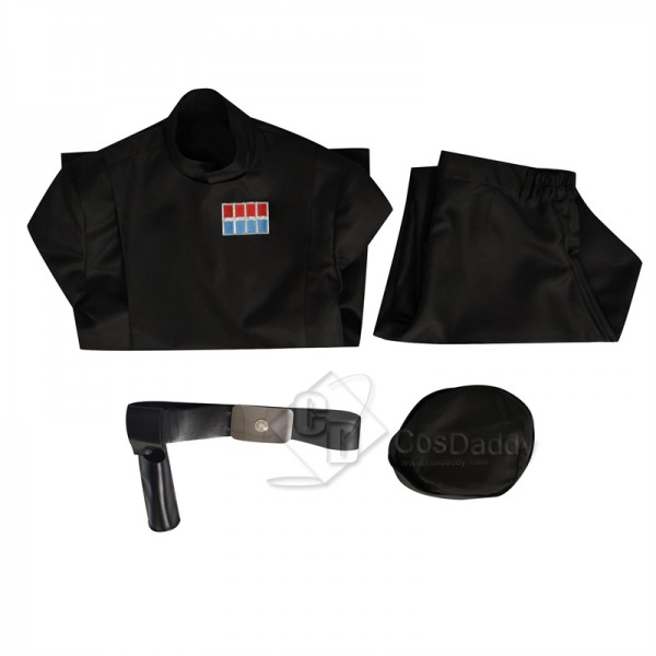 Star Wars Imperial Military Officer Uniform Cosplay Costume Halloween Carnival Suit Black Version